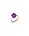 Pomellato Classic Ring Rose Gold 18kt, White Gold 18kt, Amethyst (watches)
